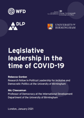 Legislative leadership in the time of COVID-19