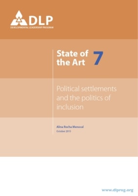 Political Settlements and the Politics of Inclusion