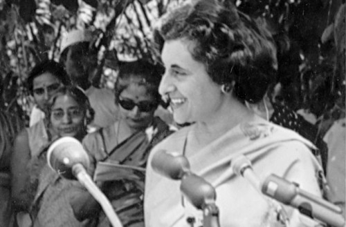 Woman giving speech