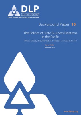 The Politics of State Business Relations in the Pacific