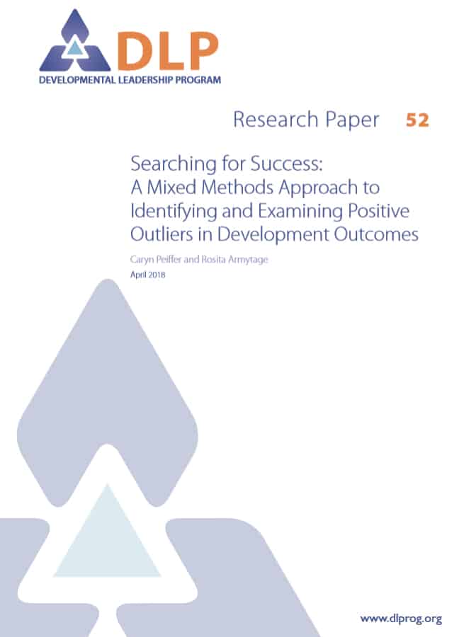 Searching for Success: A Mixed Methods Approach to Identifying and Examining Positive Outliers in Development Outcomes