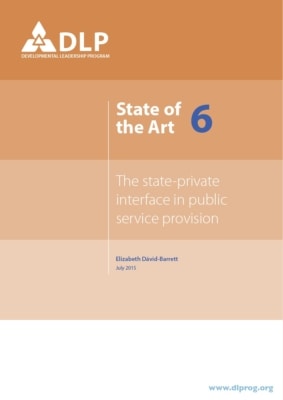 The State-Private Interface in Public Service Provision