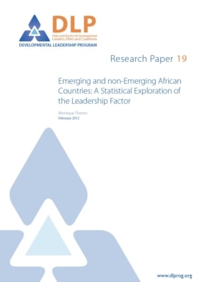 Emerging and Non-Emerging African Countries: A Statistical Exploration of the Leadership Factor