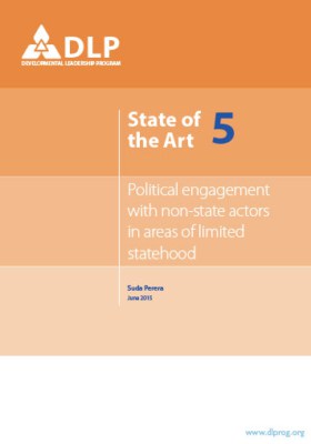 Political Engagement with Non-State Actors in Areas of Limited Statehood