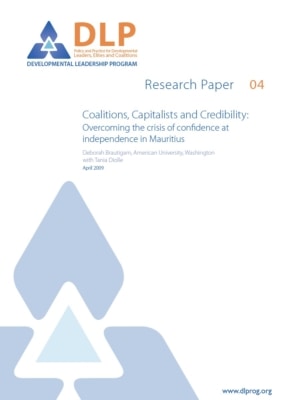 Front cover, Coalitions, capitalists and credibility