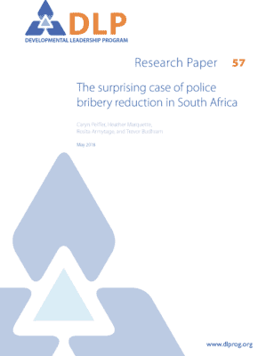 The Surprising Case of Police Bribery Reduction in South Africa